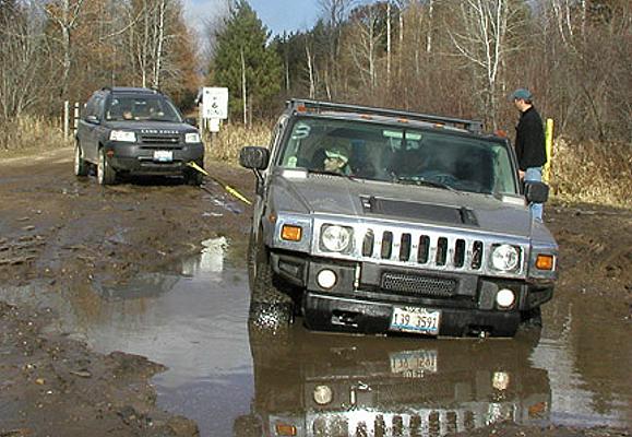 Hummer H2 vs Freelander 4x4